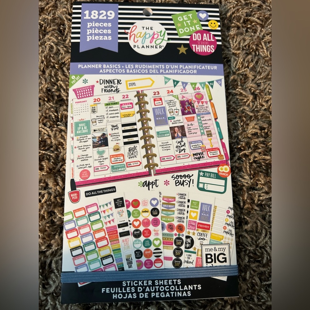 The Happy Planner “Planner Basics” Sticker Book